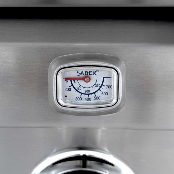 Saber Deluxe Black 3 - Burner Infrared Propane Gas Grill - Great Backyard Place