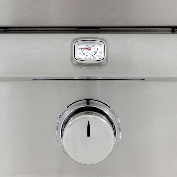 Saber Deluxe Black 3 - Burner Infrared Propane Gas Grill - Great Backyard Place