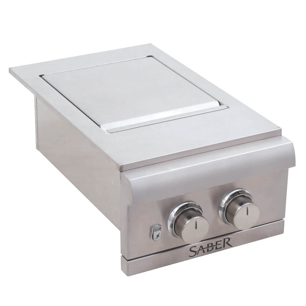Saber NG Dual Built - In Side Burner - Great Backyard Place