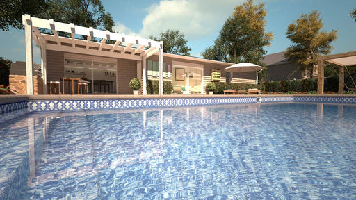 Seaside Glacier In Ground Pool Liner - Great Backyard Place