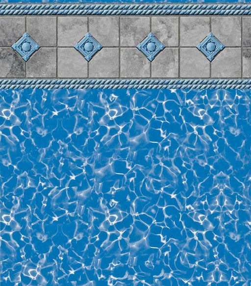 Stone Braid Royal Prism In Ground Pool Liner - Great Backyard Place