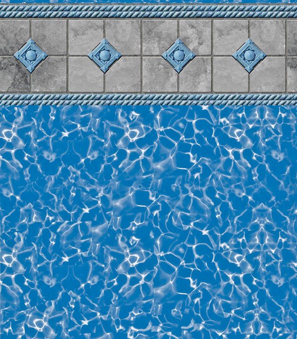 Stone Braid Royal Prism In Ground Pool Liner - Great Backyard Place