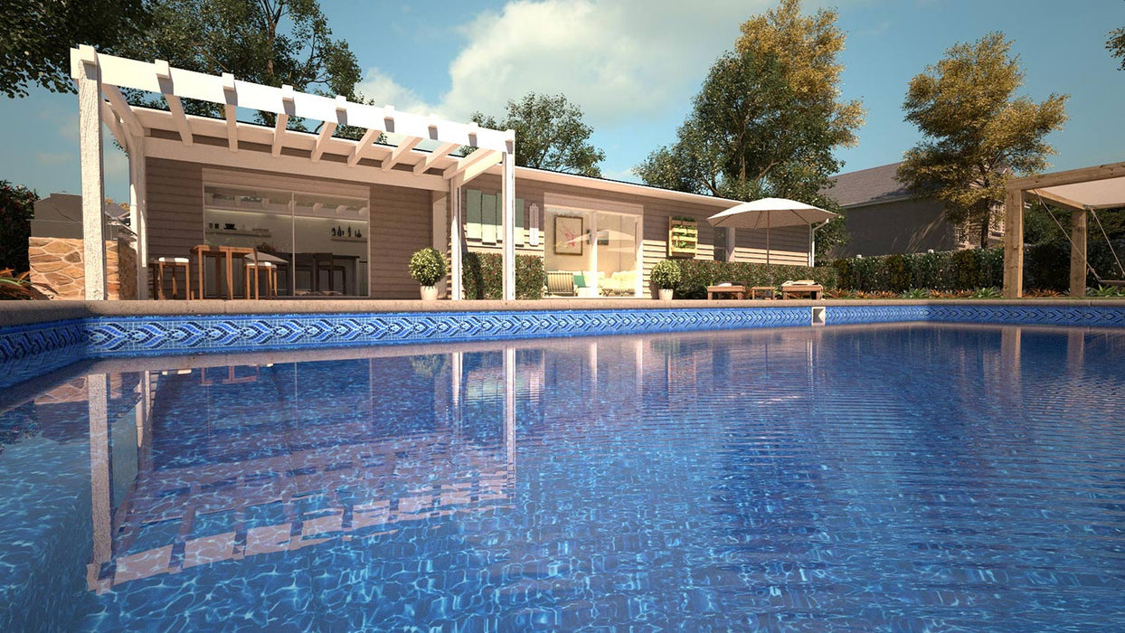 Summerwave Deep Blue Fusion In Ground Pool Liner - Great Backyard Place