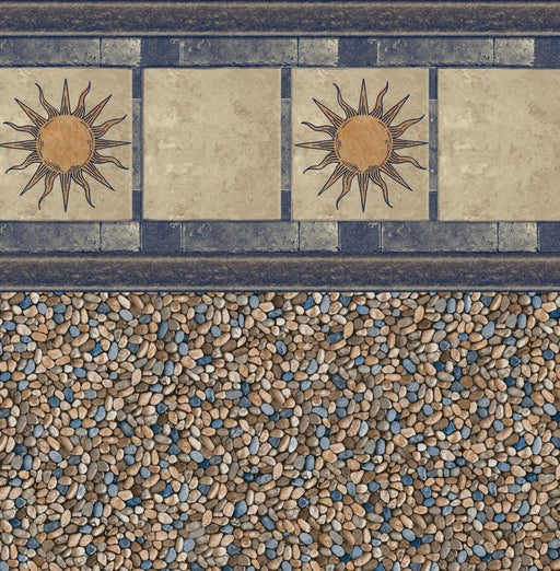 Sundial Tile, Clearwater Tan Floor In Ground Pool Liner - Great Backyard Place