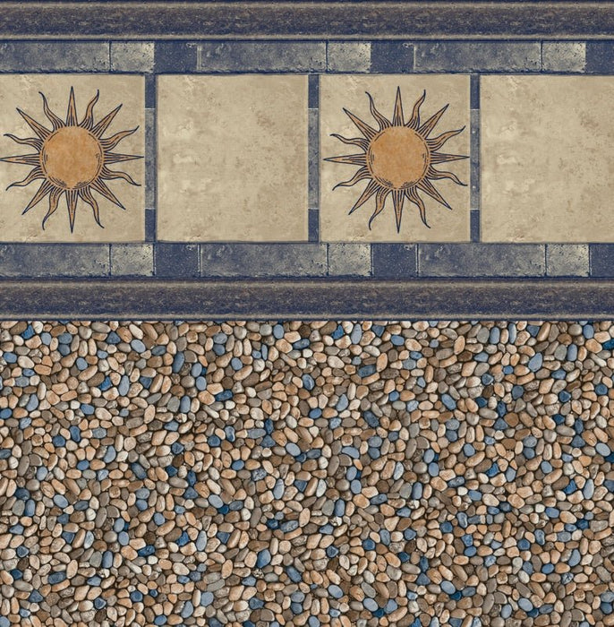 Sundial Tile, Clearwater Tan Floor In Ground Pool Liner - Great Backyard Place