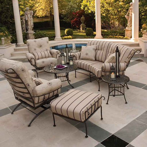 Terrace Fire Pit Loveseat Set - Great Backyard Place