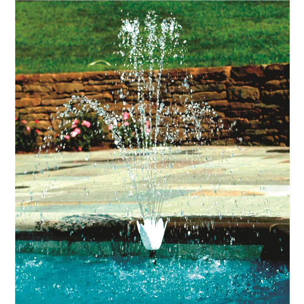 Wall Flower Pool Fountain - Great Backyard Place